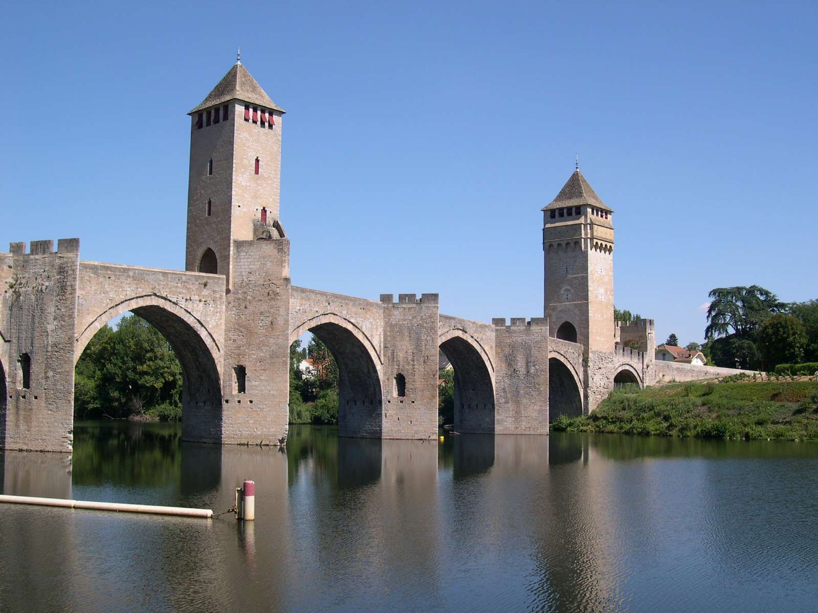 Cahors Pont Valentré puzzle online