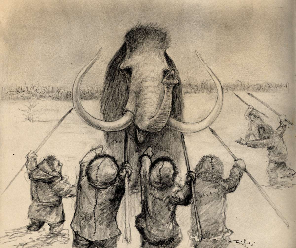 polowanie na mamuta puzzle online
