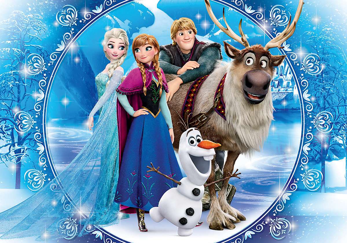 Frozen Elsa i Anna puzzle online