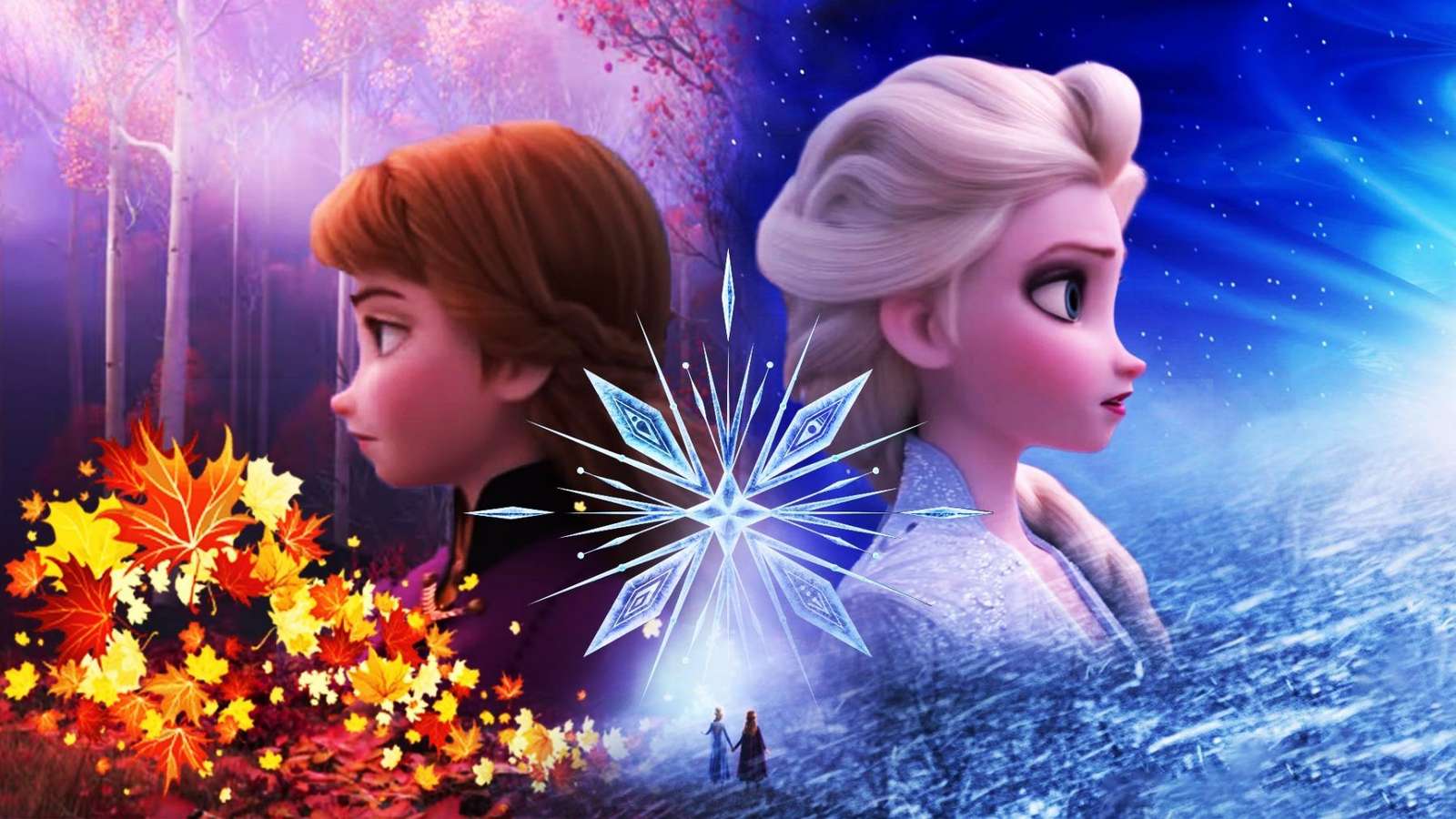 Frozen Anna i elsa puzzle online