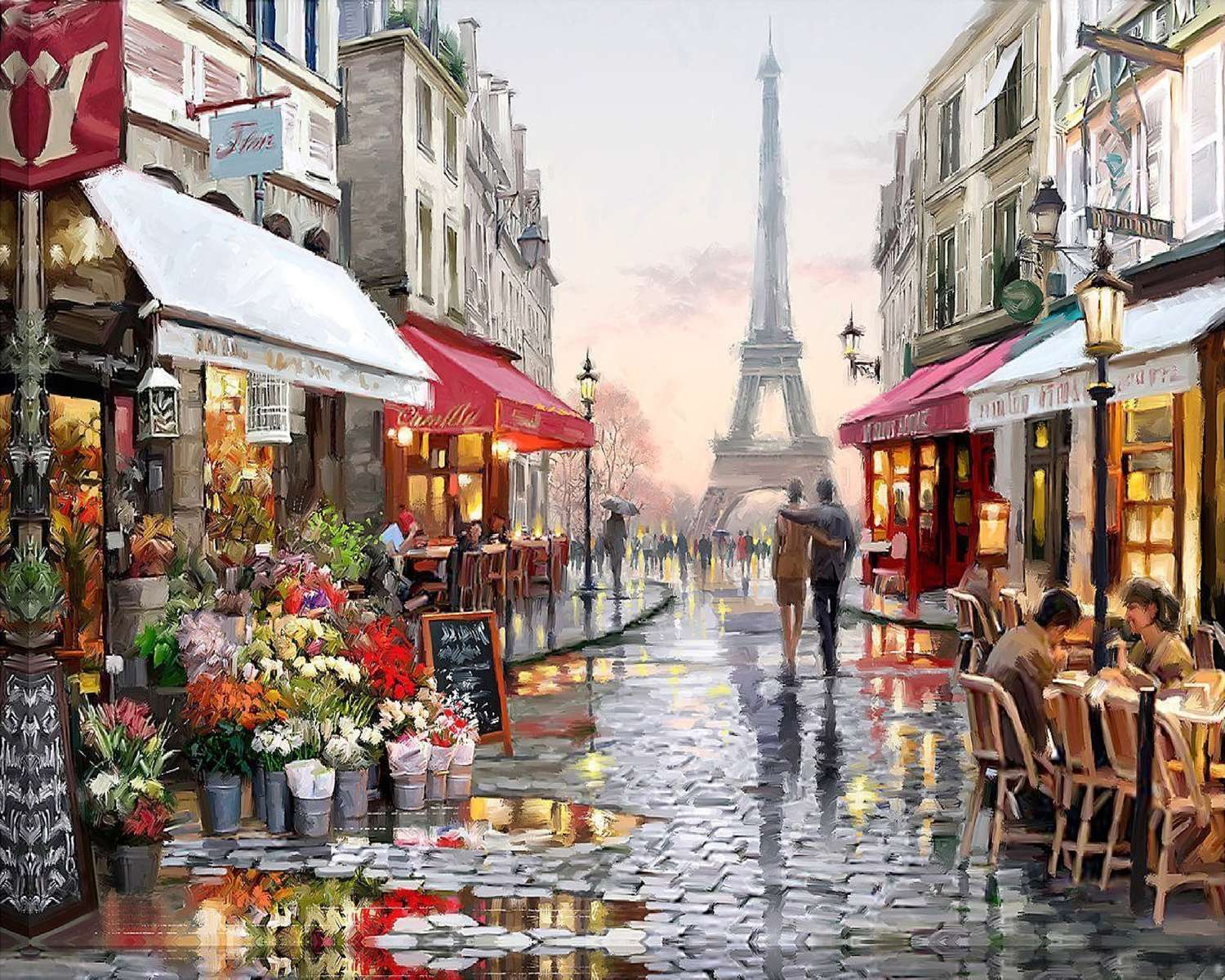 Zakochany w Paryżu puzzle online