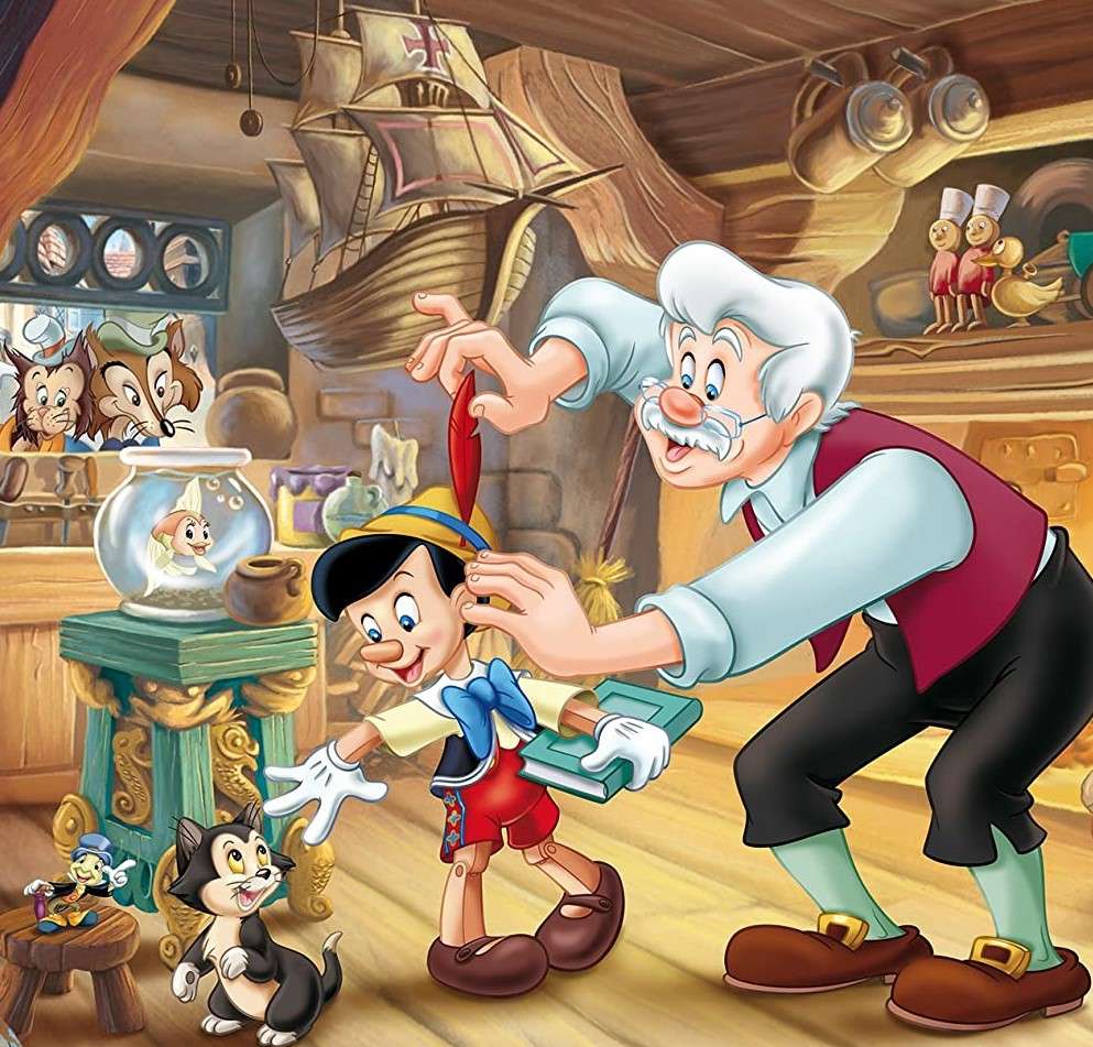 Pinokio, puzzle online