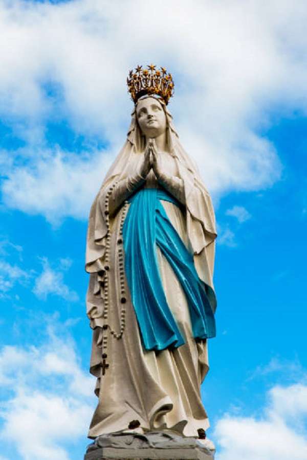 Virgin of Lourdes puzzle online