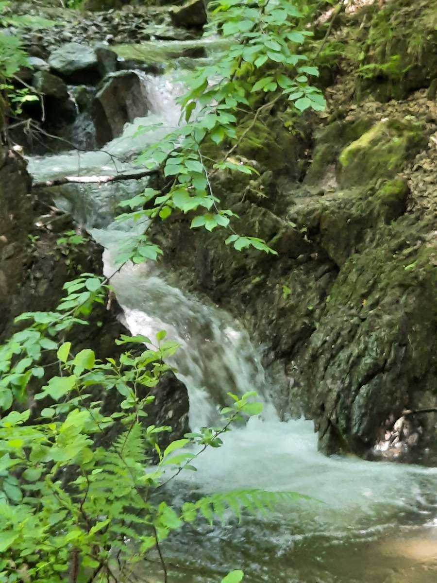 Wodospady w dolinie Stânișorii puzzle online