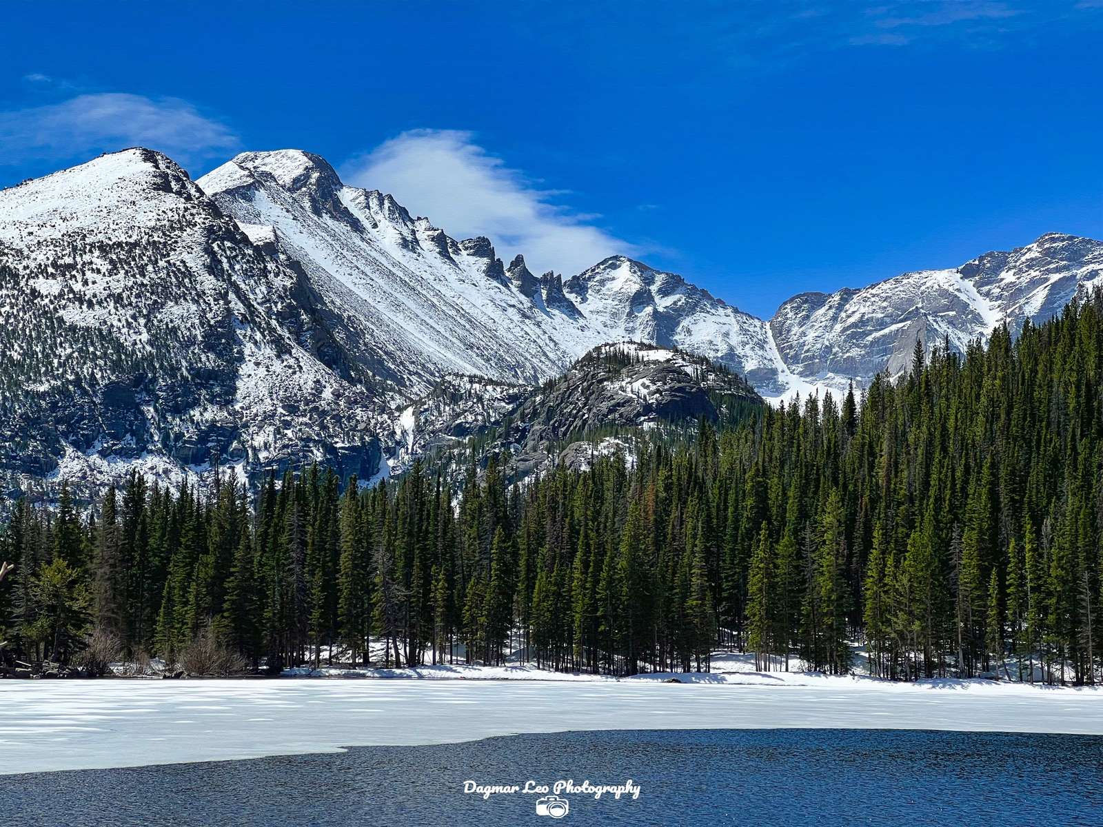 Jezioro Niedźwiedzie w Parku Narodowym Gór Skalistych w Kolorado puzzle online