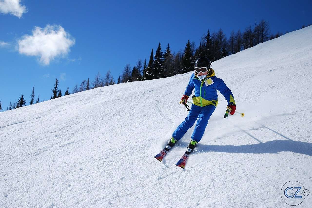 Zima, sport, narciarstwo puzzle online