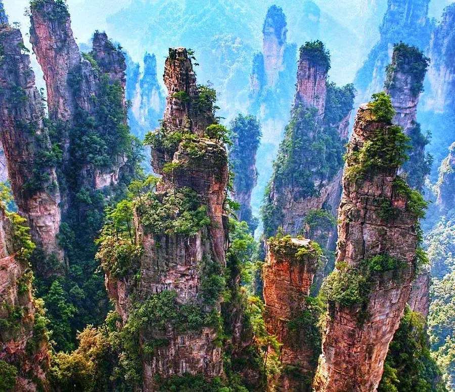 Góry w Chinach puzzle online