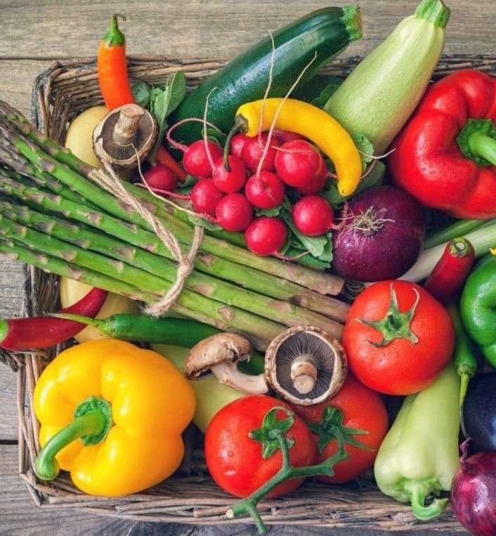 Zdrowe warzywa puzzle online