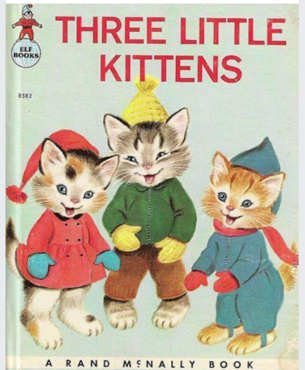 Książka Trzy małe kociaki puzzle online