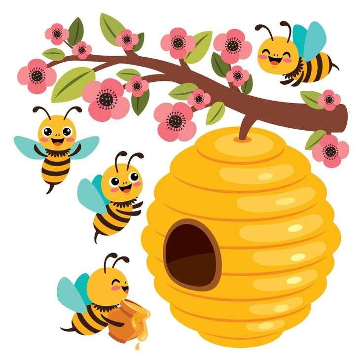 pszczoły i ul puzzle online