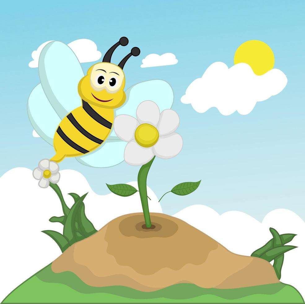pszczoła i przyroda puzzle online