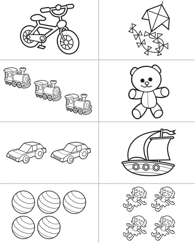 zabawki po angielsku puzzle online