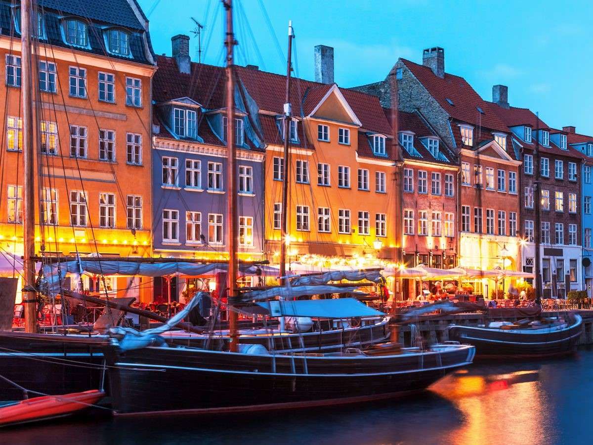 Kopenhaga, Kanał Nyhavn puzzle online