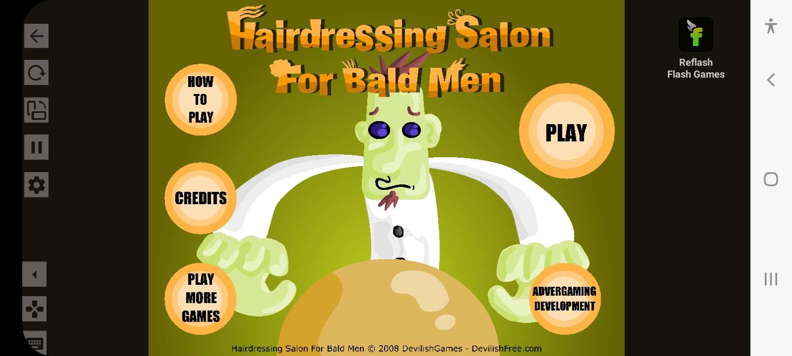 Salon fryzjerski dla łysych mężczyzn puzzle online