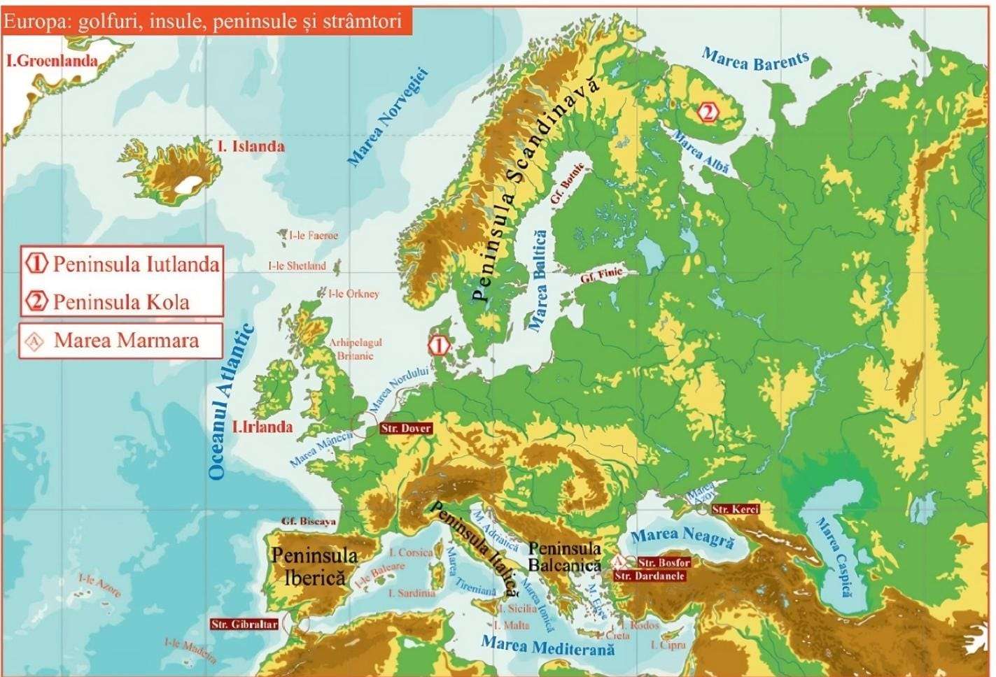 Europa/położenie geograficzne puzzle online