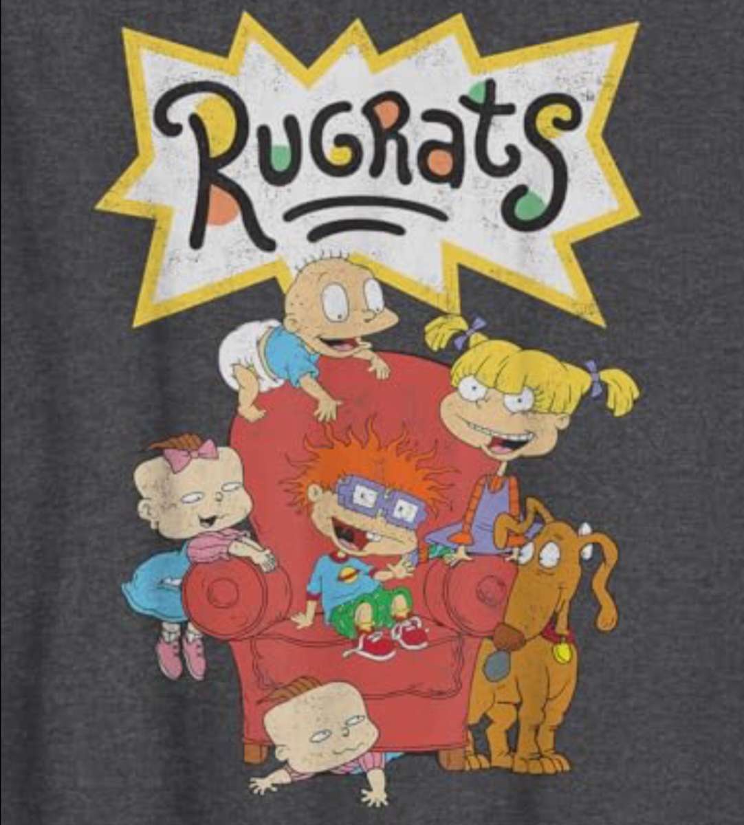 Portret na krześle z postacią Nickelodeon Rugrats puzzle online