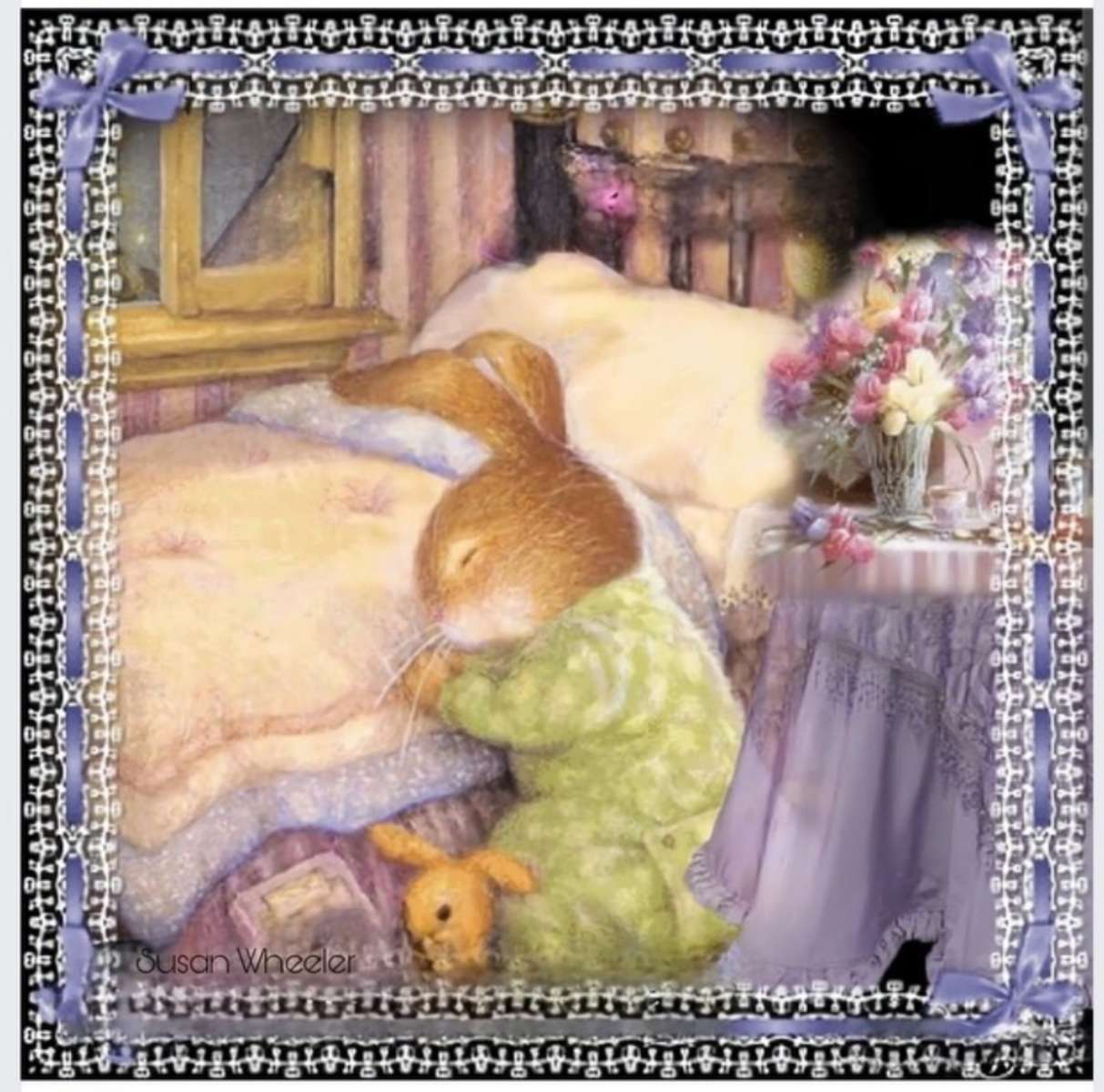 Dobrej nocy wszystkim króliczku puzzle online