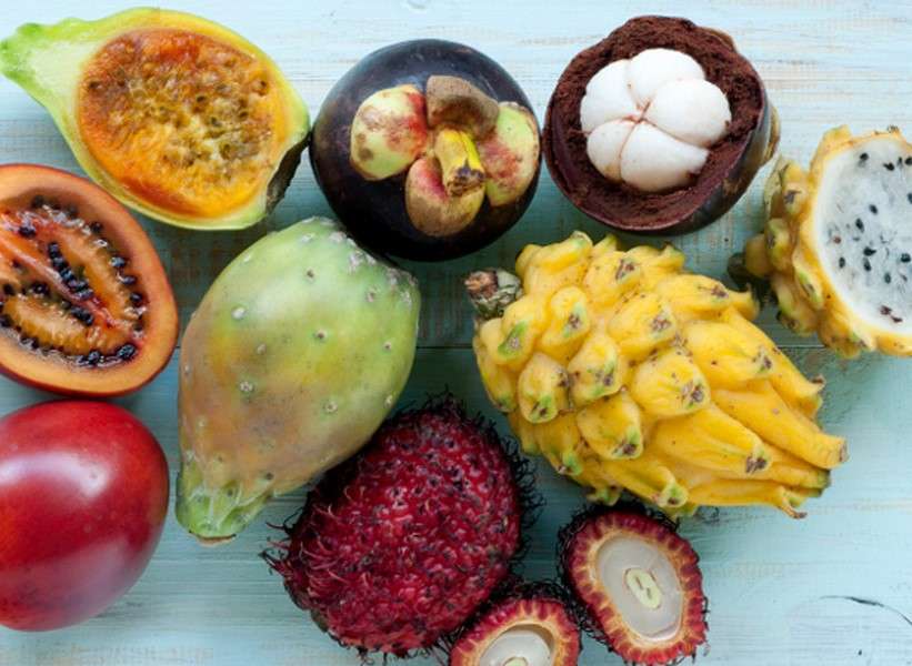 Egzotyczne owoce puzzle online