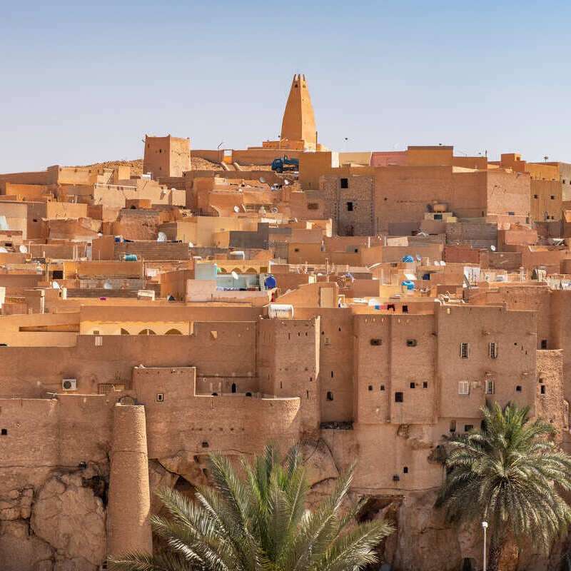 Ghardaia w Algierii w Afryce puzzle online