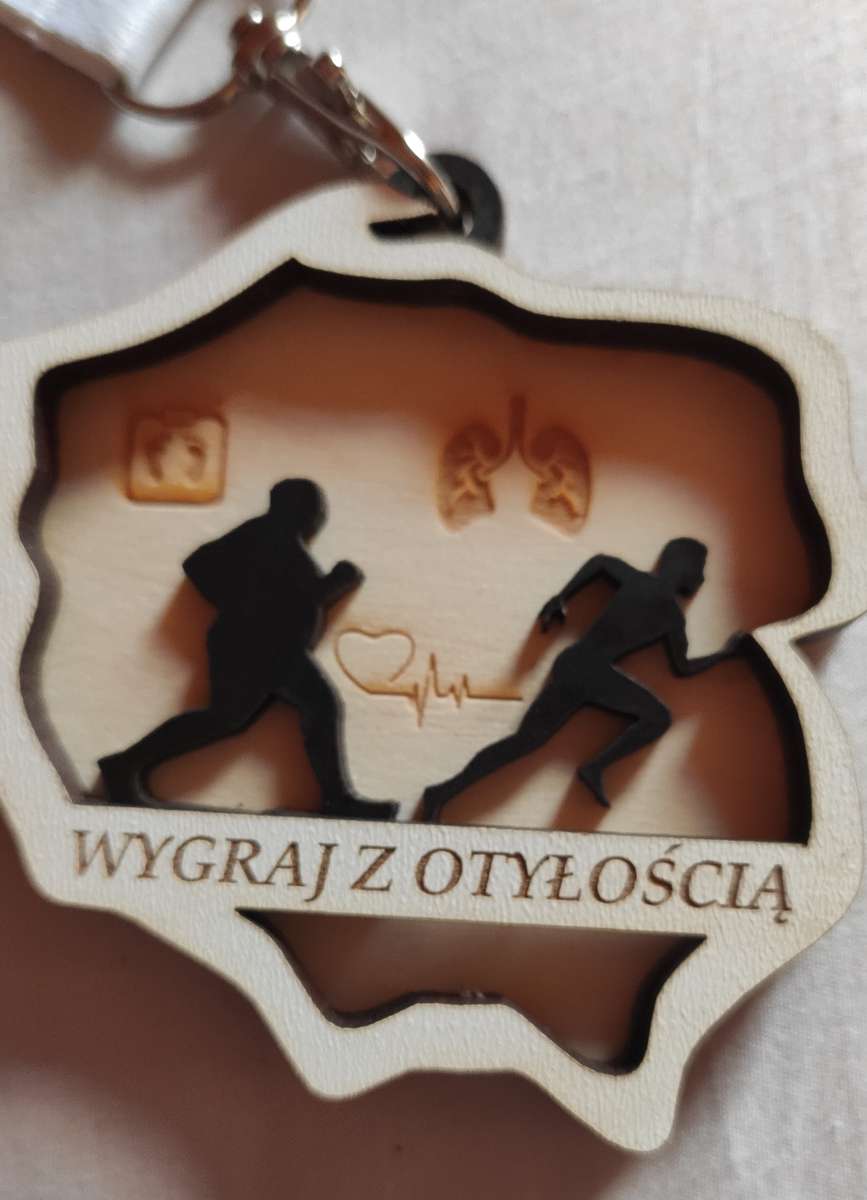 Medal z biegowych zmagań puzzle online