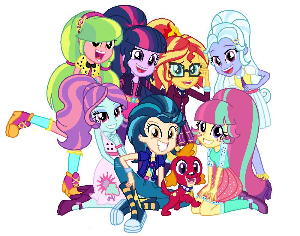 AU-Equestria girls group by Sarahalen on DeviantAr puzzle online