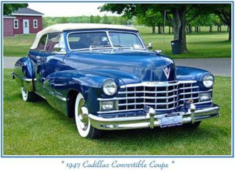 Samochód Cadillac Conver Coupe Rok 1947 #5 puzzle online