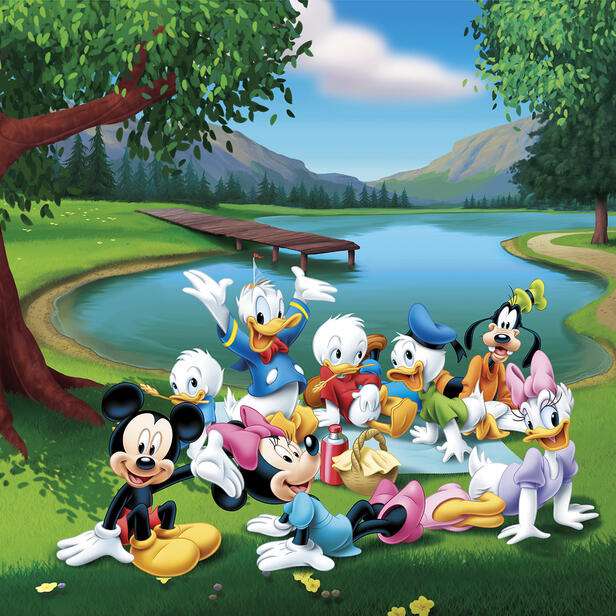 Disney. Mickey-friends-park puzzle online