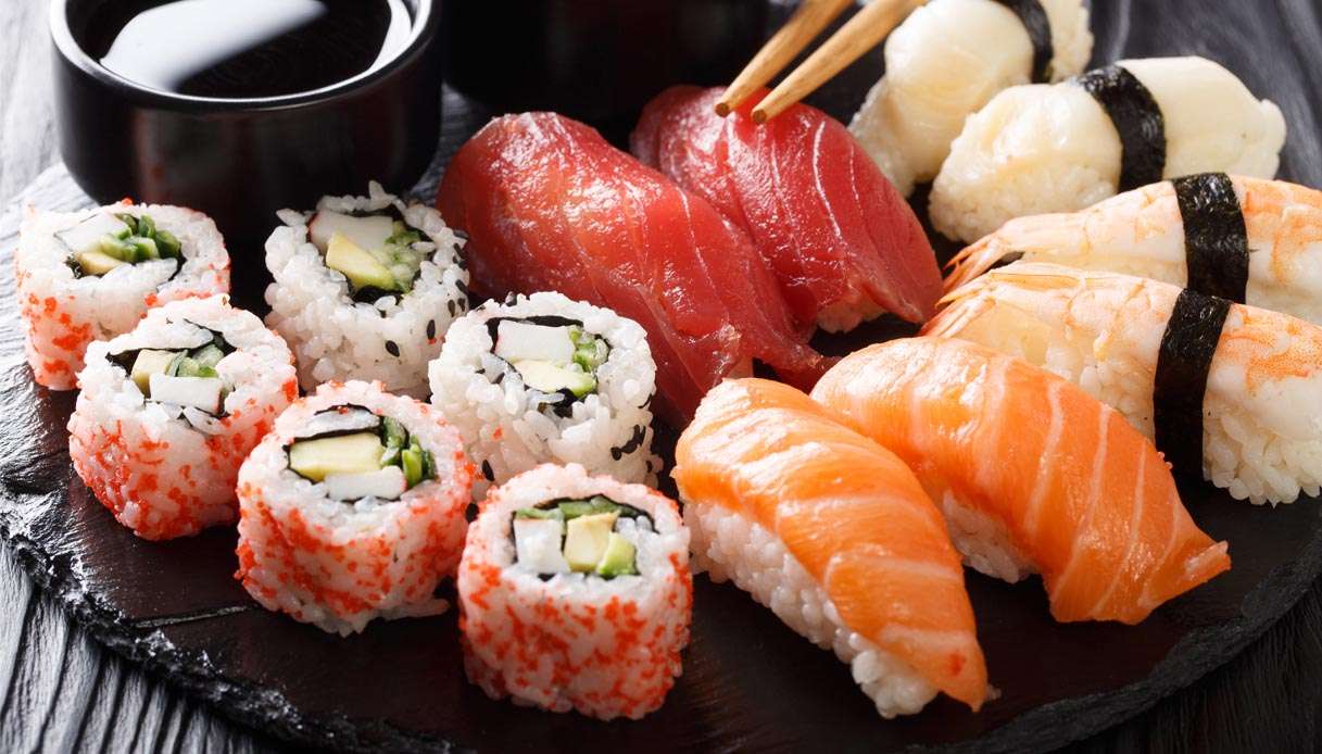 Czas na sushi puzzle online