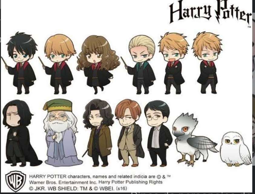 Postacie z Harry'ego Pottera puzzle online