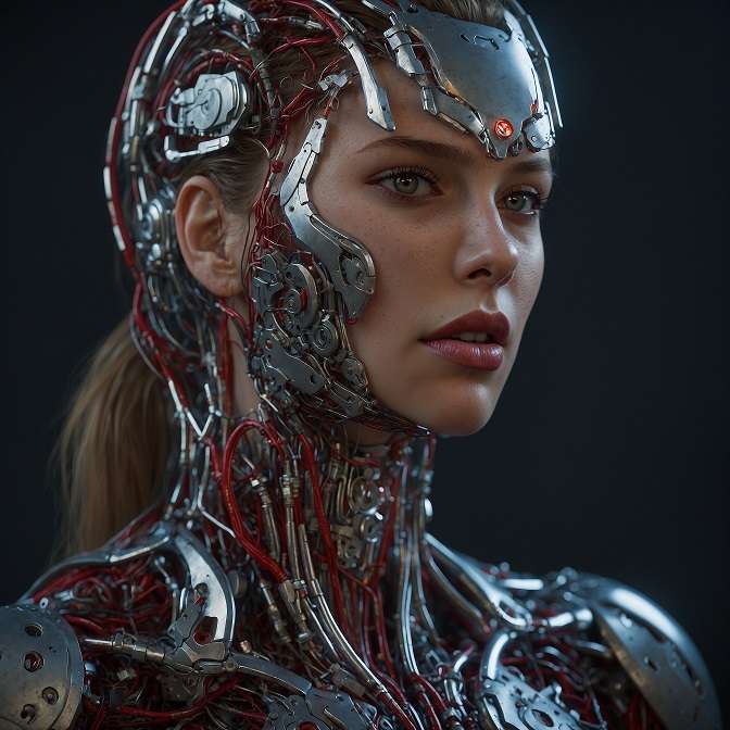 cyborg z przyszłości puzzle online