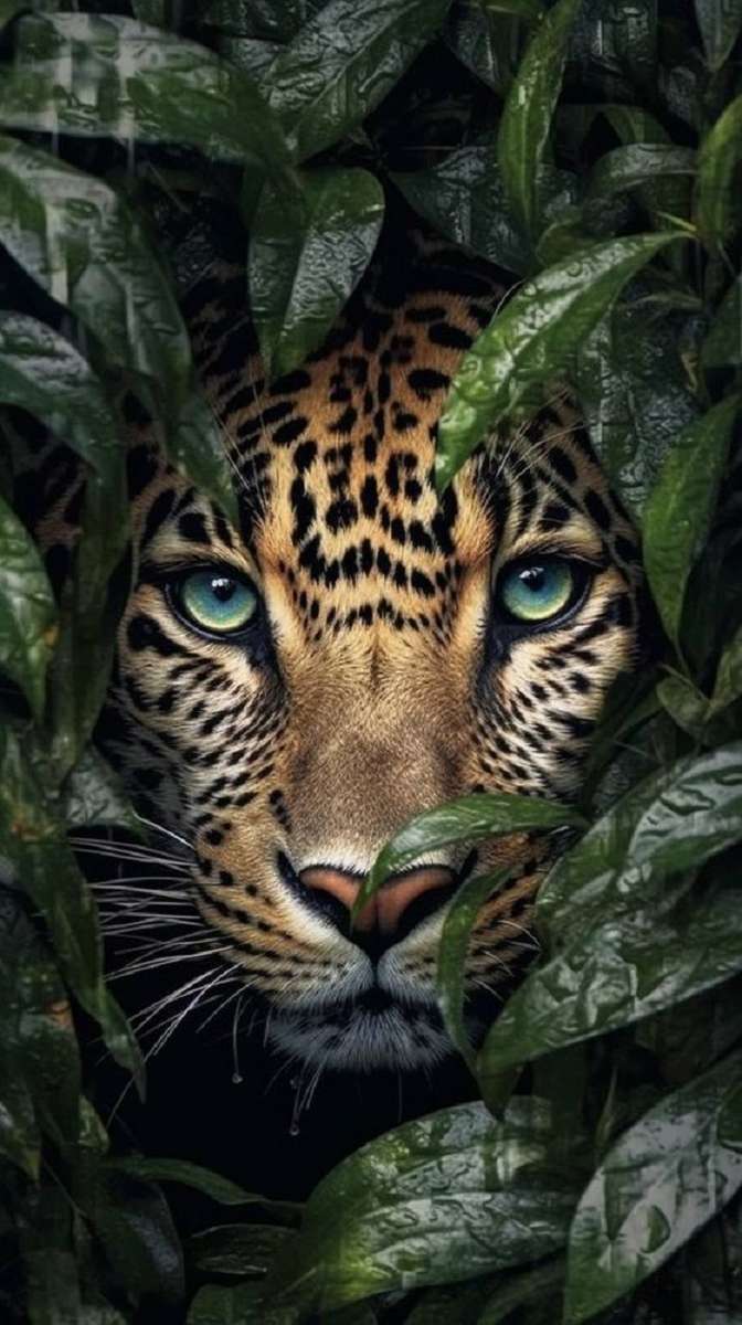 jaguar w dżungli puzzle online