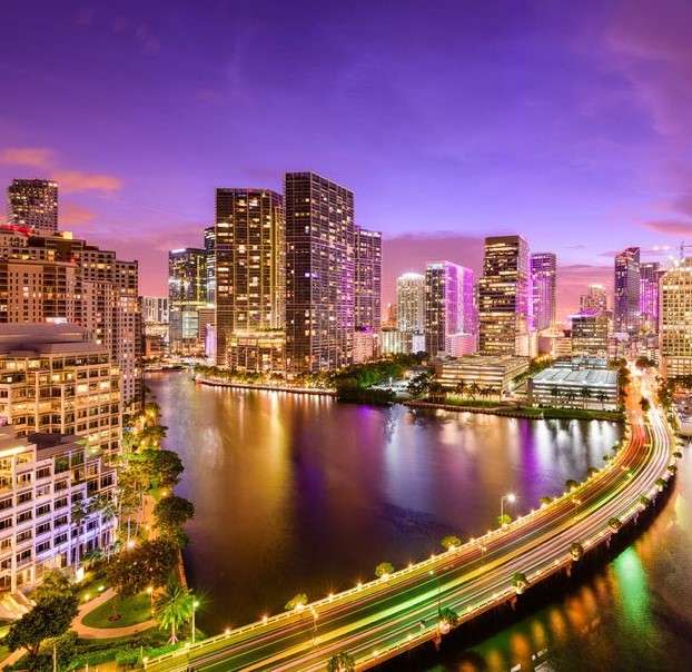 Miami – miasto na wybrzeżu Oceanu Atlantyckiego puzzle online
