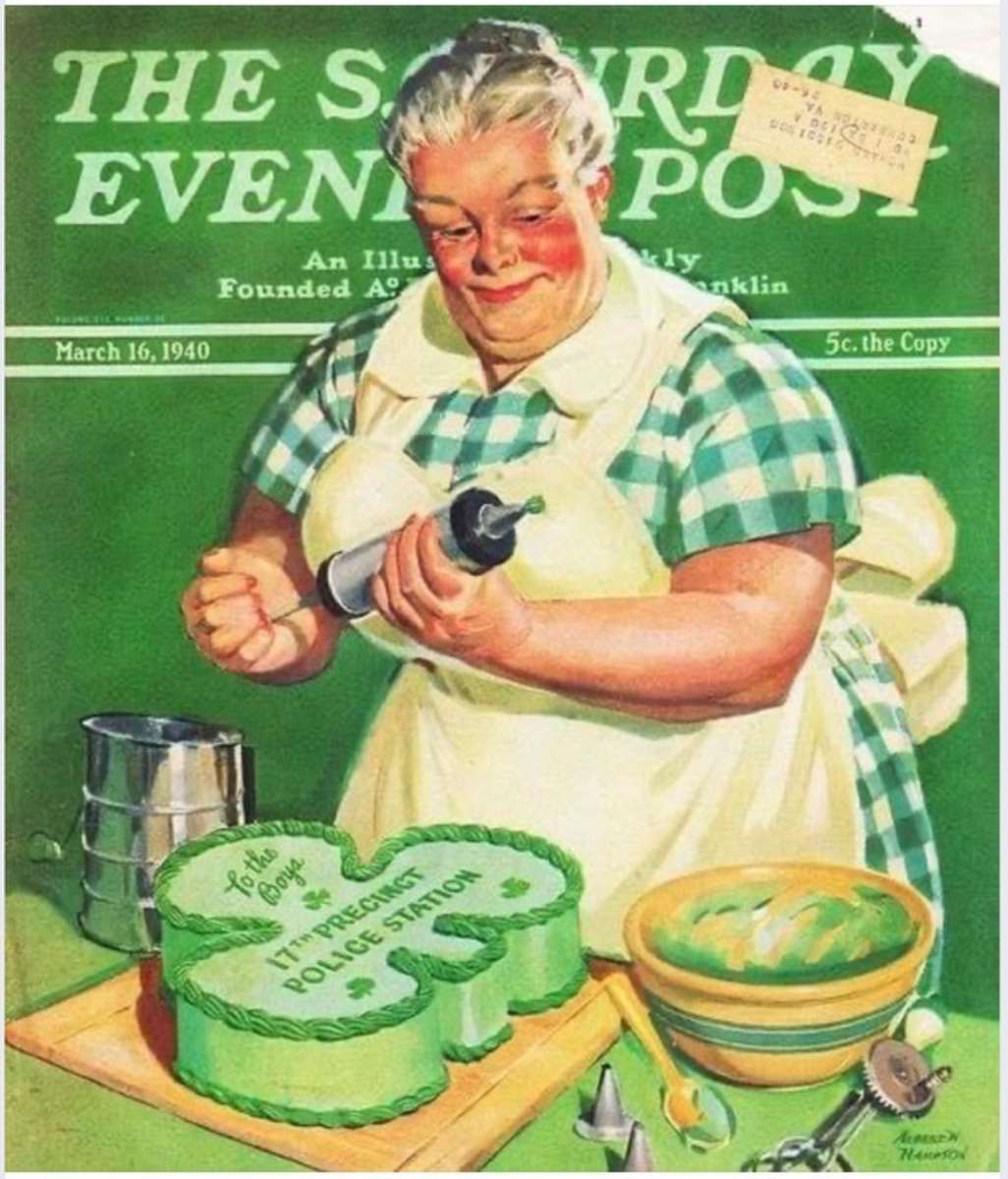 Dekoracja Vintage Baker Lady puzzle online