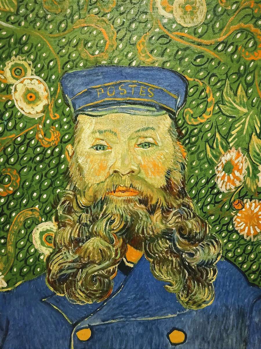 Portret Josepha Roulina, Van Gogh puzzle online