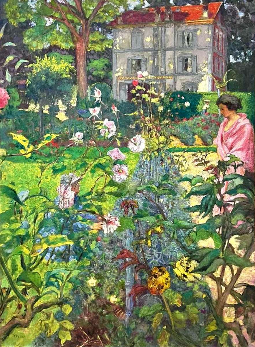 Ogród w Vaucresson, Edouard Vuillard puzzle online