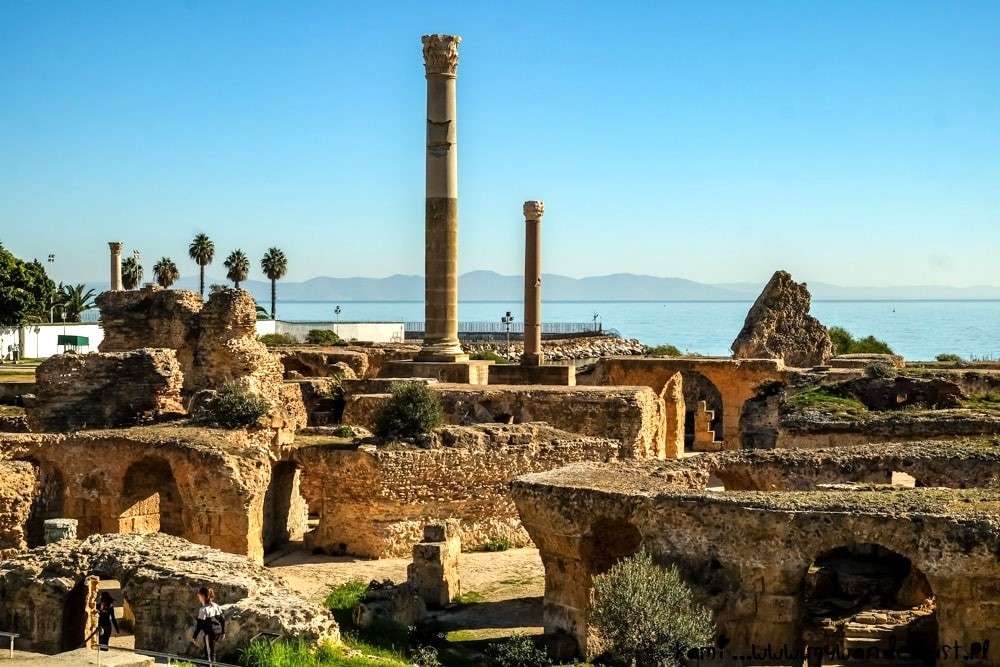 Kartagina w Tunezji w Afryce puzzle online