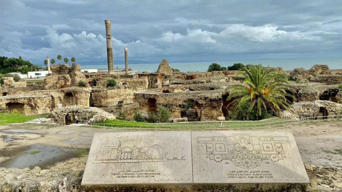 Kartagina w Tunezji w Afryce puzzle online