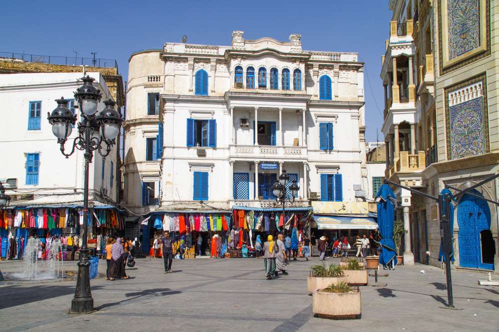 Miasto w Tunezji w Afryce puzzle online