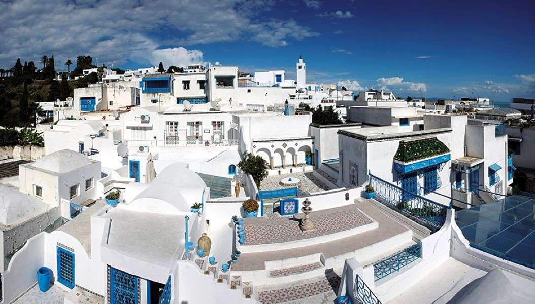 Miasto w Tunezji w Afryce puzzle online