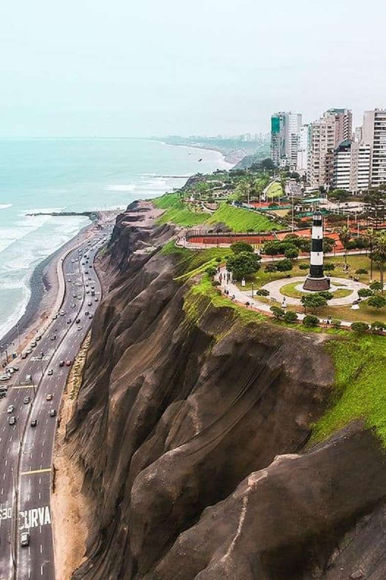 Lima Peru Dystrykt Barranco i Miraflores puzzle online
