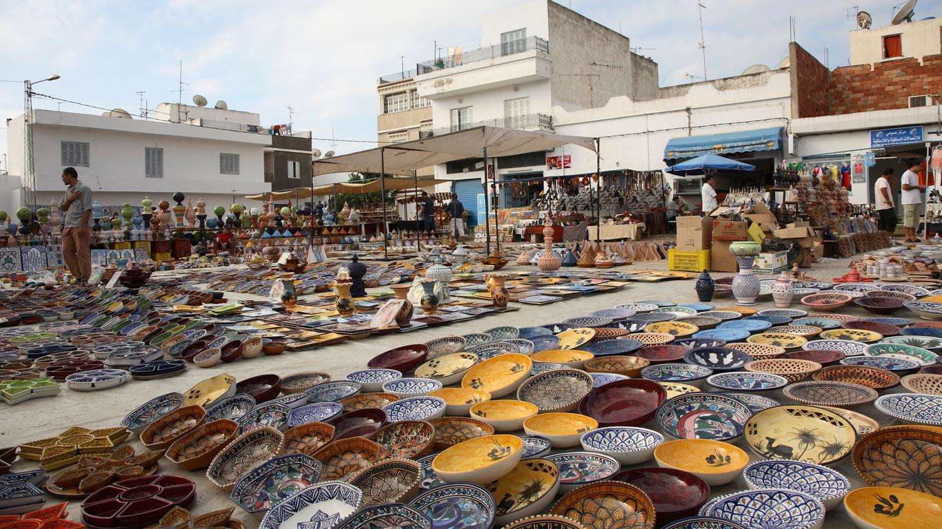 Nabeul w Tunezji w Afryce puzzle online