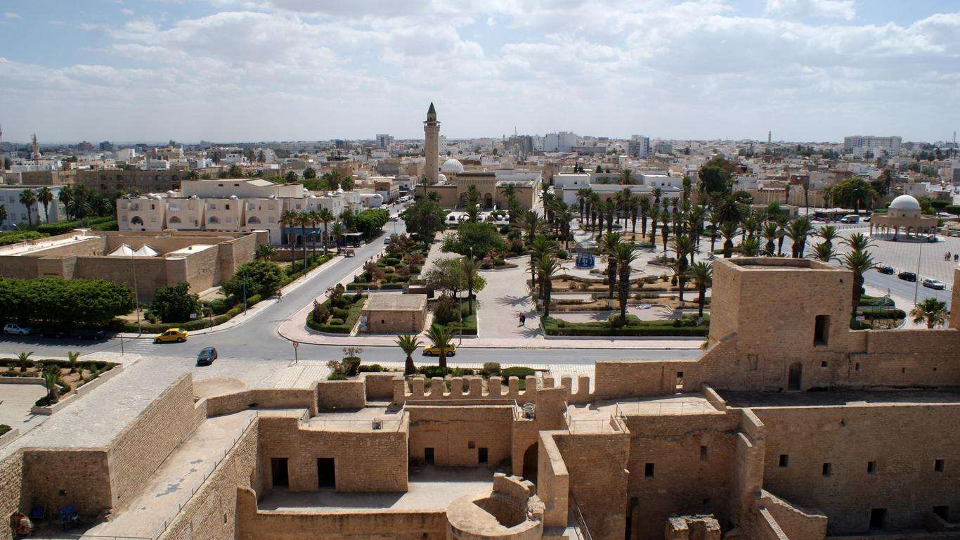 Monastir w Tunezji w Afryce puzzle online