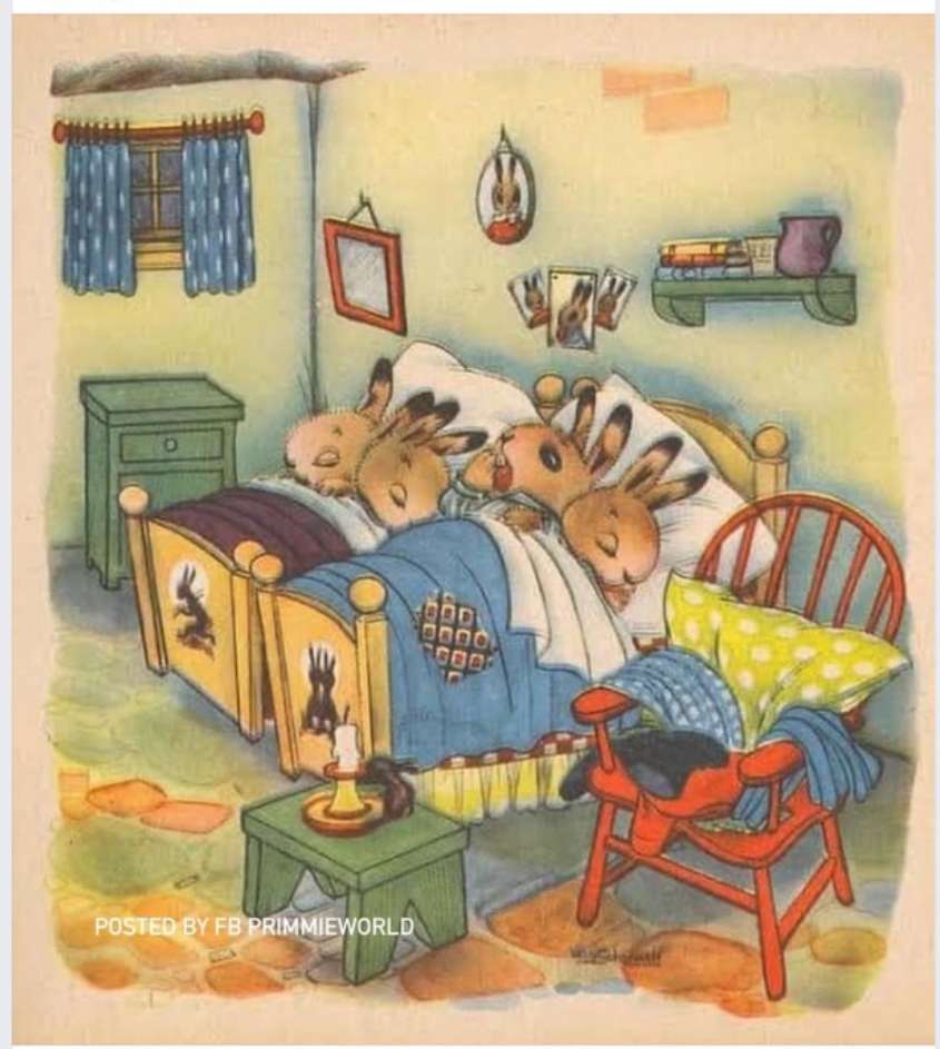 Pora spać dla króliczków puzzle online