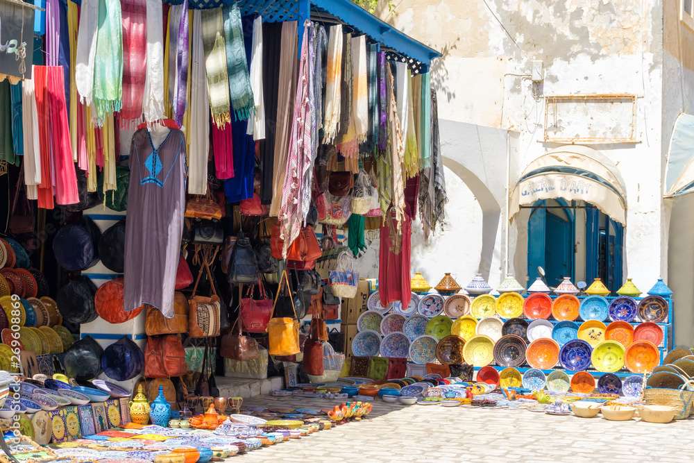 Houmt Souk na Dżerbie w Tunezji puzzle online