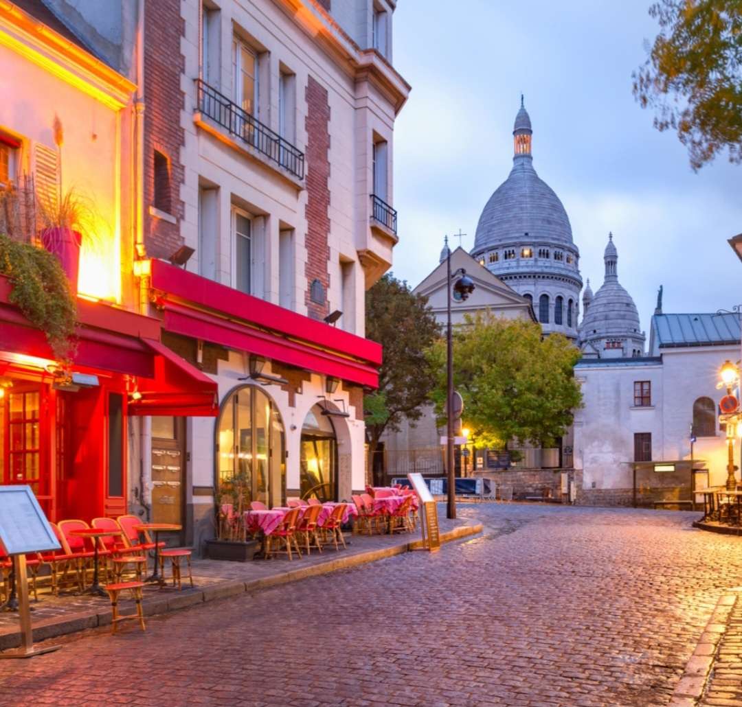 Ulica Montmarte w Paryżu puzzle online