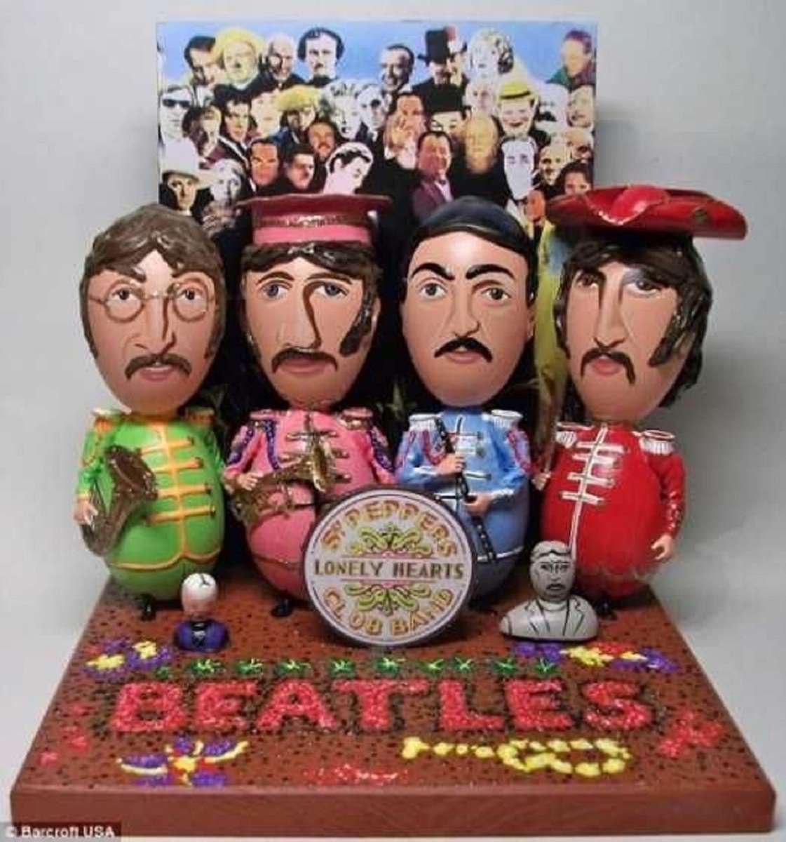 Beatlesi w czekoladzie puzzle online