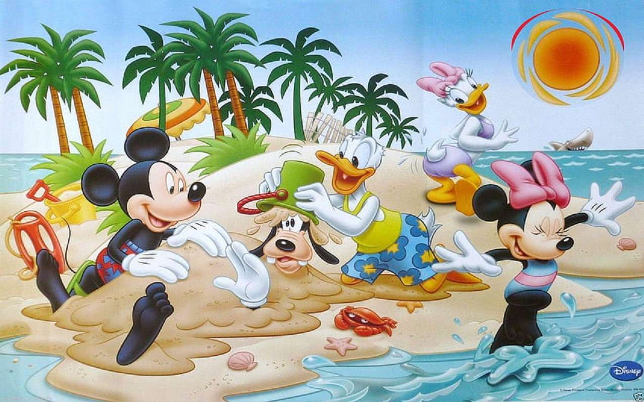 Kaczor Donald Kaczka Daisy Myszka Miki Minnie i Goofy puzzle online