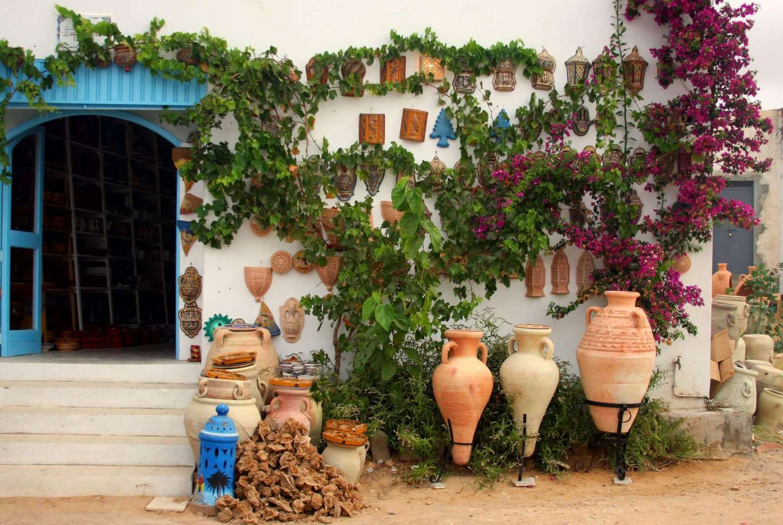 Ceramika w Dżerbie w Tunezji puzzle online