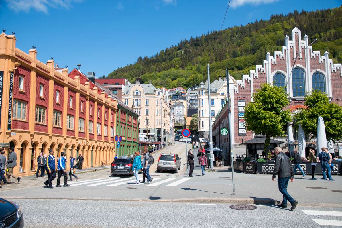 Bergena w Norwegii puzzle online
