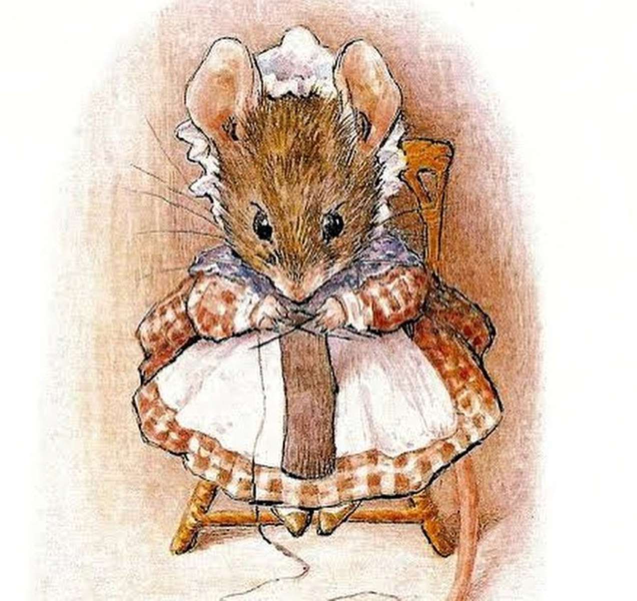 Madame Mouse robi na drutach puzzle online